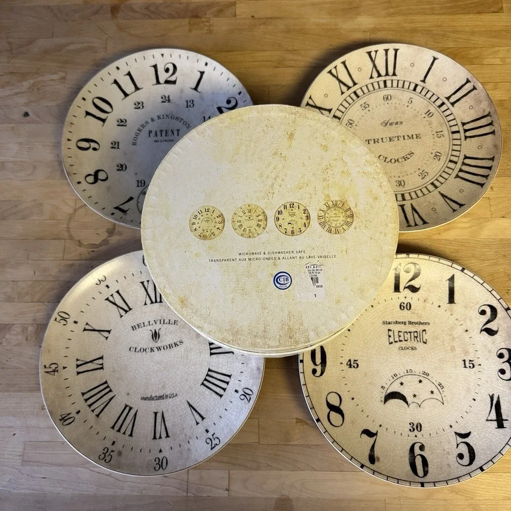 Pottery Barn Vintage Clock Face 8.25